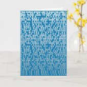 De beste levenslange complete tekst ooit Blue Bapt Kaart (Gele Bloem)