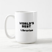 De beste Librarian ter wereld Koffiemok (Links)