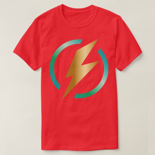 De beste Lightning Strike Logo T-shirt (Design voorkant)