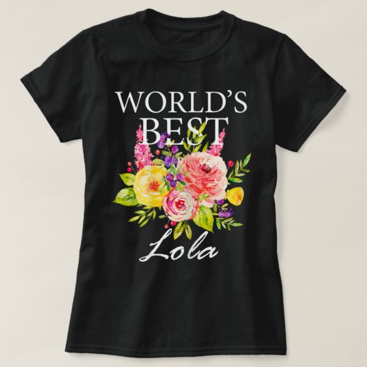 De beste Lola Filipino van oma's moeder ter wereld T-shirt (Design voorkant)