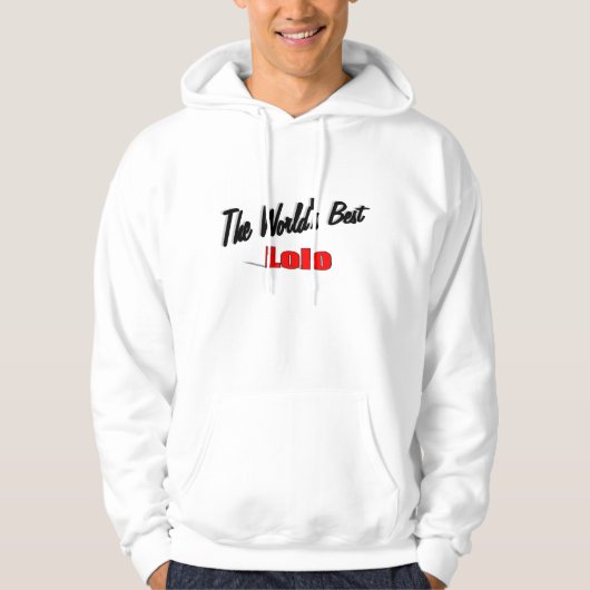 De beste Lolo ter wereld Hoodie (Voorkant)