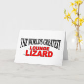 De beste lounge-izard ter wereld kaart (Gele Bloem)