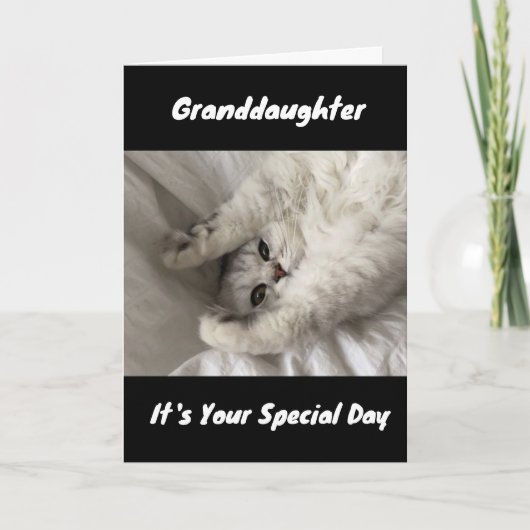 DE BESTE MAANDAG TOT ***GRANDDAUGHTER** KAART (Voorkant)