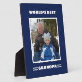 De beste maatfoto op maat van opa ter wereld fotoplaat (Zijkant)