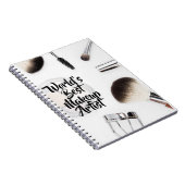 De beste make-up artiest ter wereld notitieboek (Rechterzijde)