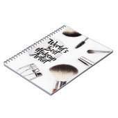De beste make-up artiest ter wereld notitieboek (Linkerzijde)