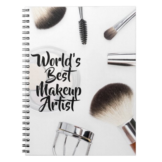 De beste make-up artiest ter wereld notitieboek (Voorkant)