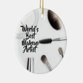 De beste make-up kunstenaar ter wereld keramisch ornament (Rechts)