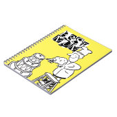 De beste makreelmaker die reuzensnoer decorreert notitieboek (Linkerzijde)