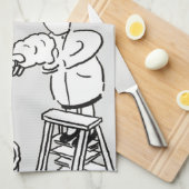 De beste makreelmaker die reuzensnoer decorreert theedoek (Quarter Fold)