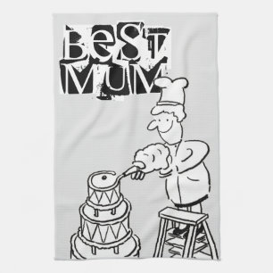 De beste makreelmaker die reuzensnoer decorreert theedoek