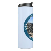 De beste Mam Atlantic Ocean Waves van het Zee Blue Thermosbeker (Gedraaid links)