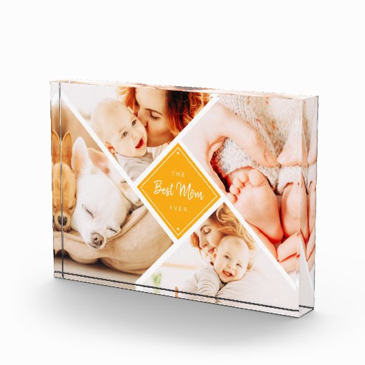 De beste mam ooit modern fotoblokken (Rechts)