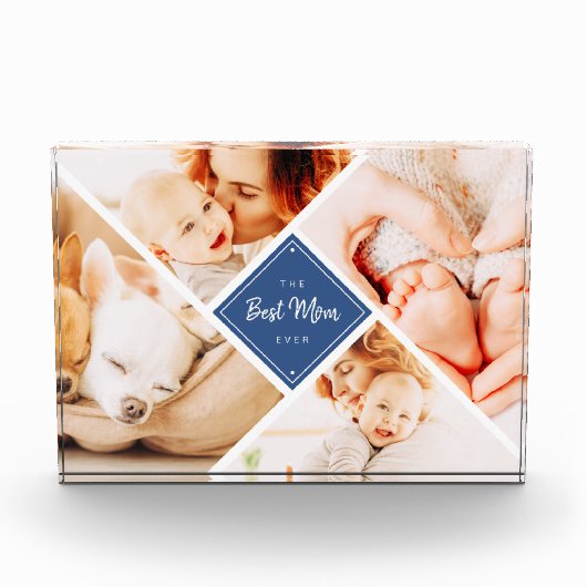 De beste mam ooit modern fotoblokken (Voorkant)