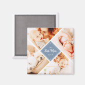 De beste mam ooit moderne aangepaste foto's magneet (Voorkant / Achterkant)