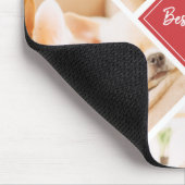 De beste mam ooit moderne aangepaste foto's muismat (Hoek)