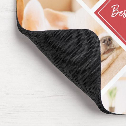 De beste mam ooit moderne aangepaste foto's muismat (Hoek)