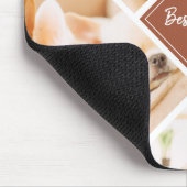 De beste mam ooit moderne aangepaste foto's muismat (Hoek)