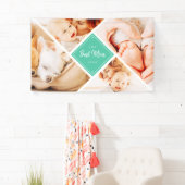 De beste mam ooit moderne aangepaste foto's spandoek (Insitu)