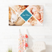De beste mam ooit moderne aangepaste foto's spandoek (Insitu)
