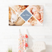 De beste mam ooit moderne aangepaste foto's spandoek (Insitu)