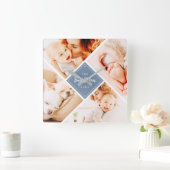 De beste mam ooit moderne aangepaste foto's vierkante klok (Huis)