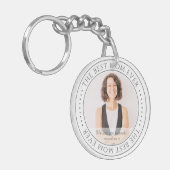 De beste Mam ooit Moderne Klassieke Foto Sleutelhanger (Voorkant Links)