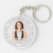 De beste Mam ooit Moderne Klassieke Foto Sleutelhanger (Achterkant)