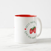 De beste mam ooit van je Moederdag houdt veel Tweekleurige Koffiemok (Voorkant rechts)