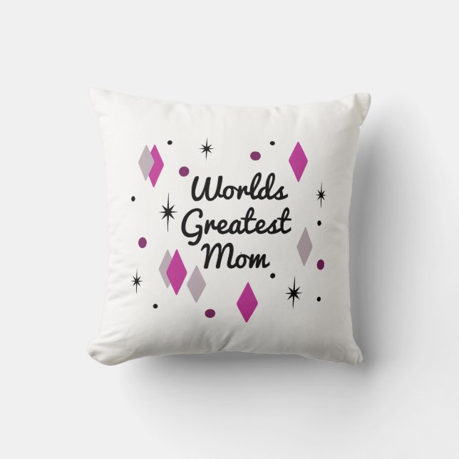 De beste Mam uit de eeuw van de wereld Kussen (Voorkant)