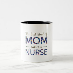 De beste mam voedt een zuster Moederdag cadeau Tweekleurige Koffiemok