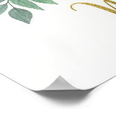 De beste mama bloemen ter wereld poster (Hoek)