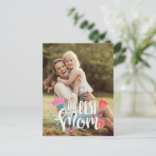 De beste mama  briefkaart (Staand voorkant)