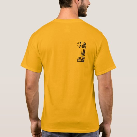 De beste mama ooit t-shirt (Achterkant)