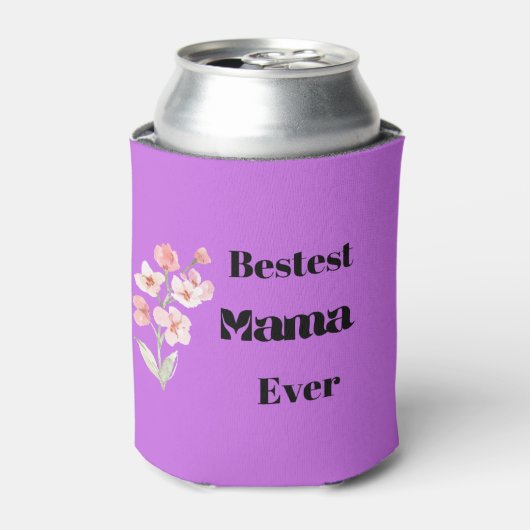 De beste mama op een blikjeskoeler (Blikje Voorkant)