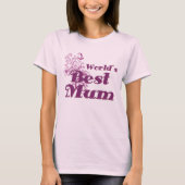 De beste mama-t-shirt ter wereld t-shirt (Voorkant)