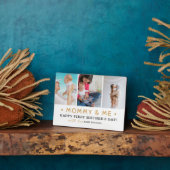 De beste mama ter wereld – Gelukkige eerste Moeder Fotoplaat (Zijkant)