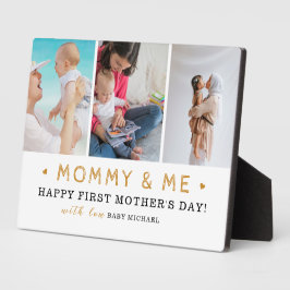 De beste mama ter wereld – Gelukkige eerste Moeder Fotoplaat