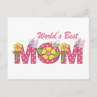 De beste mama van de Schattigee wereld! Briefkaart
