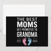 De Beste Mama's Worden Bevorderd Tot Oma Est 2025 Kaart (Voorkant / Achterkant)