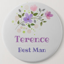 De beste Man Button Badge
