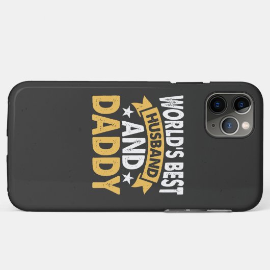 De beste man en papa van de wereld Case-Mate iPhone case (Achterkant (horizontaal))