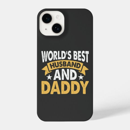 De beste man en papa van de wereld iPhone hoesje (Achterkant)