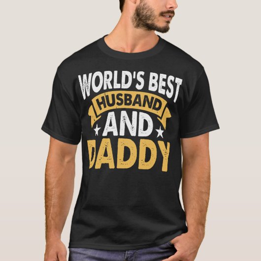 De beste man en papa van de wereld t-shirt (Voorkant)