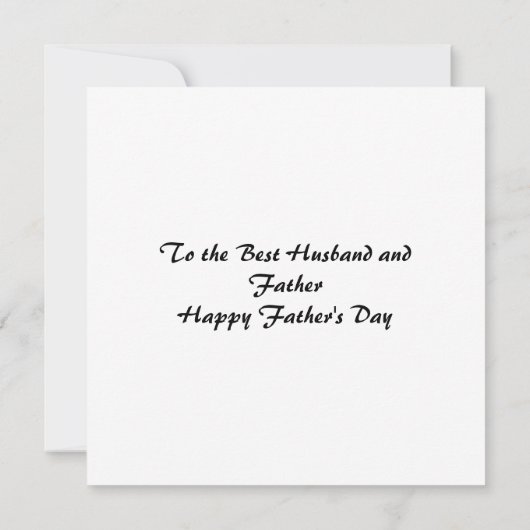 De beste man en vader van de wereld foto kaart (Achterkant)