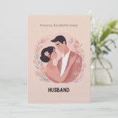 "De beste man" Gezellige liefde Kaart (Staand voorkant)