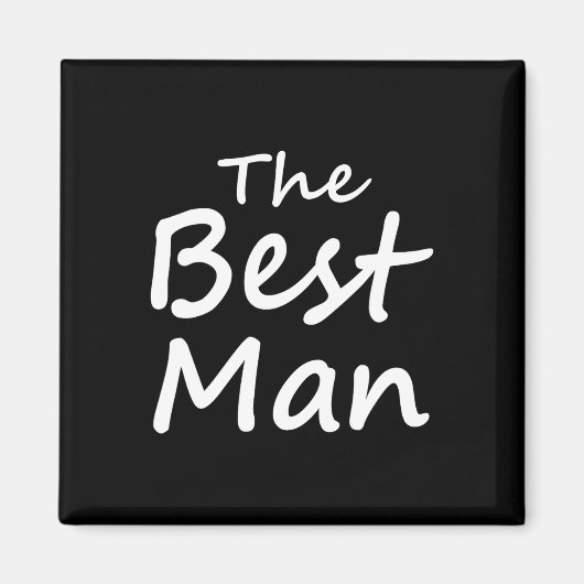 De beste man - Groom Crew - vrijgezellenfeest Magneet (Voorkant)