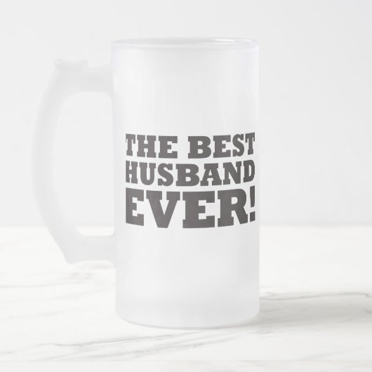 De beste man ooit matglas bierpul (Links)