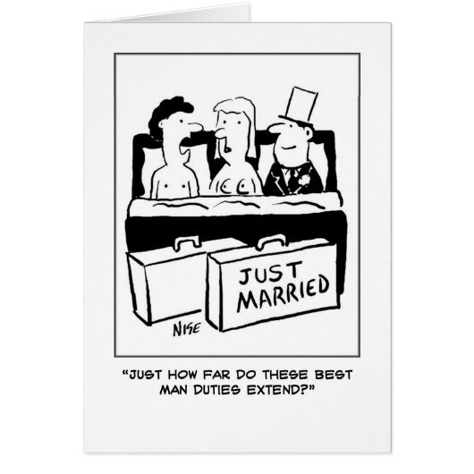 De beste man sluit zich aan bij de bruid en bruide (Voorkant)