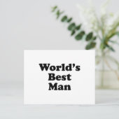 De beste man ter wereld briefkaart (Staand voorkant)
